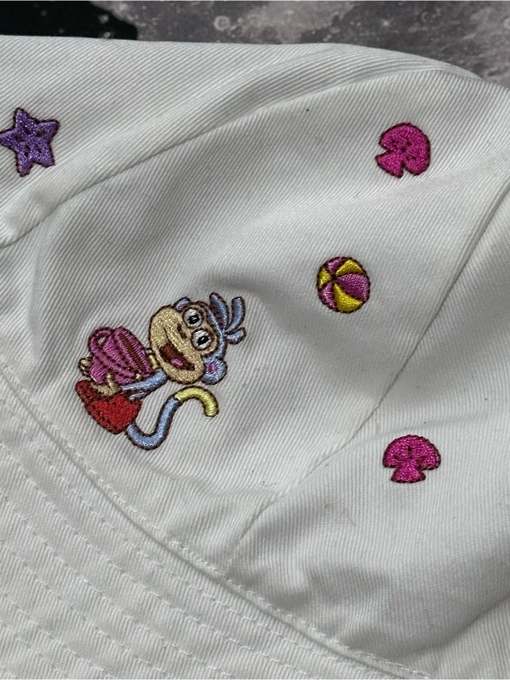 Dora The Explorer Embroidered Characters Bucket Hat